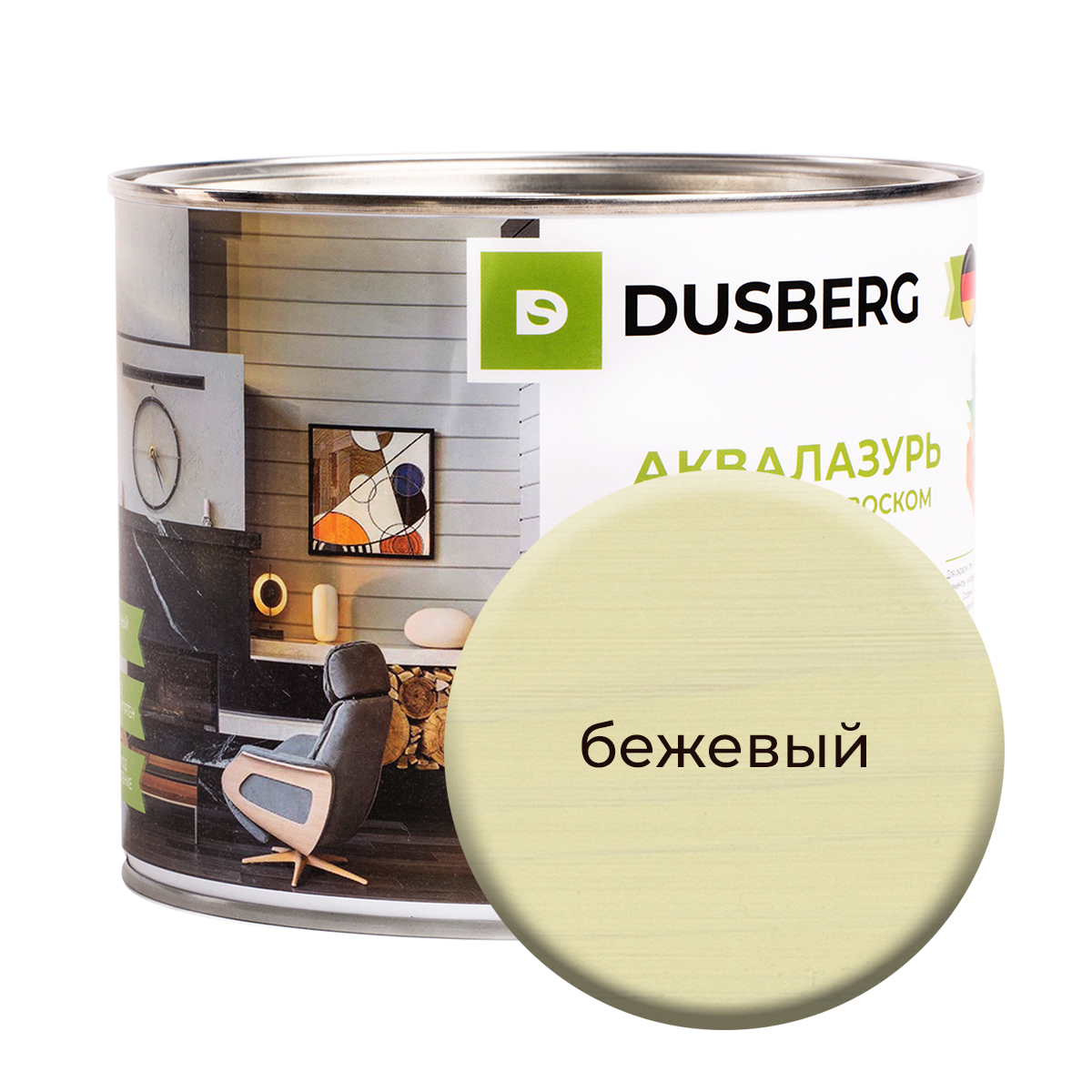 Dusberg 3511. Dusberg 3511 Аквалазурь с пчелиным воском белая.