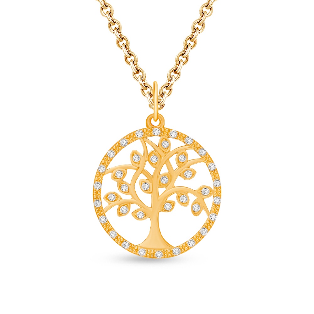 

Подвеска из серебра 585Gold 703006595, фианит, 703006595