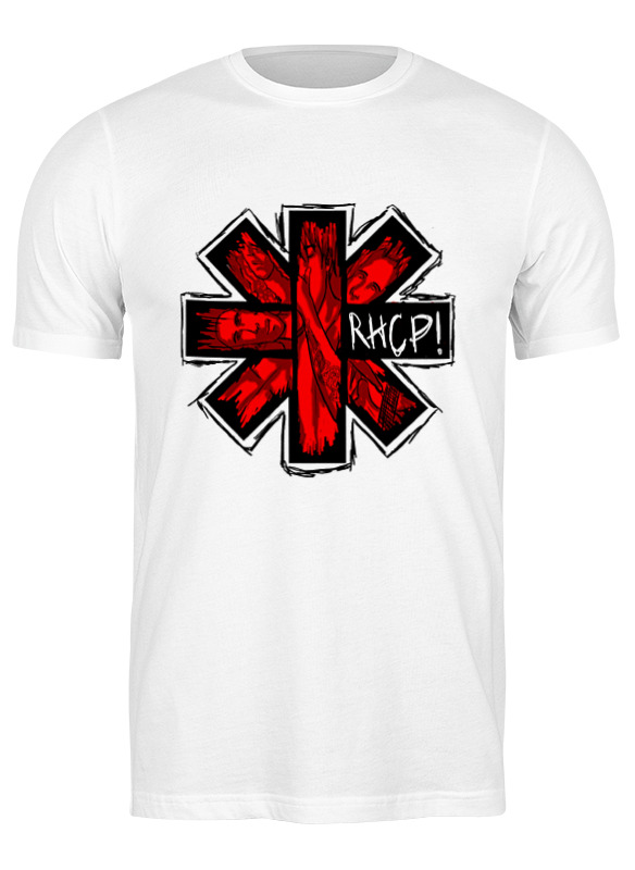 

Футболка мужская Printio Rhcp! белая L, Белый, Rhcp!