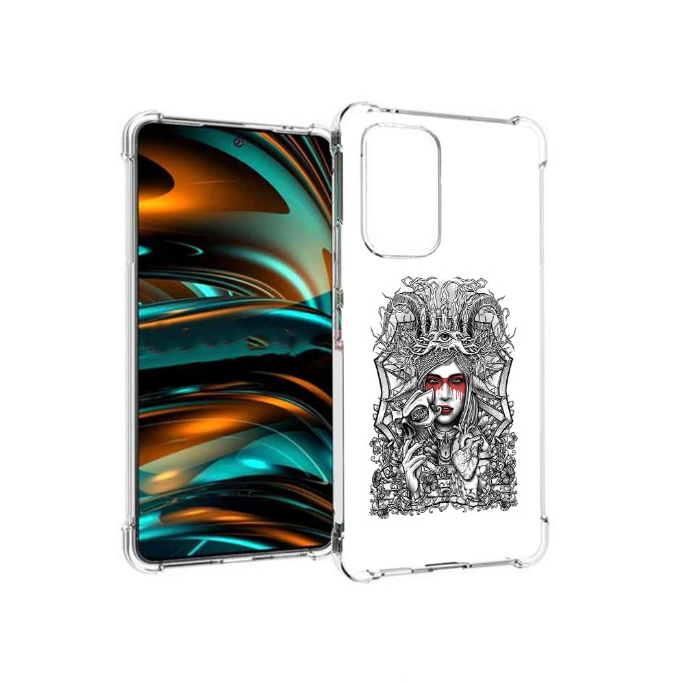

Чехол MyPads Tocco для Samsung Galaxy A53 5G грусная девушка (PT226911.521.302), Прозрачный, Tocco