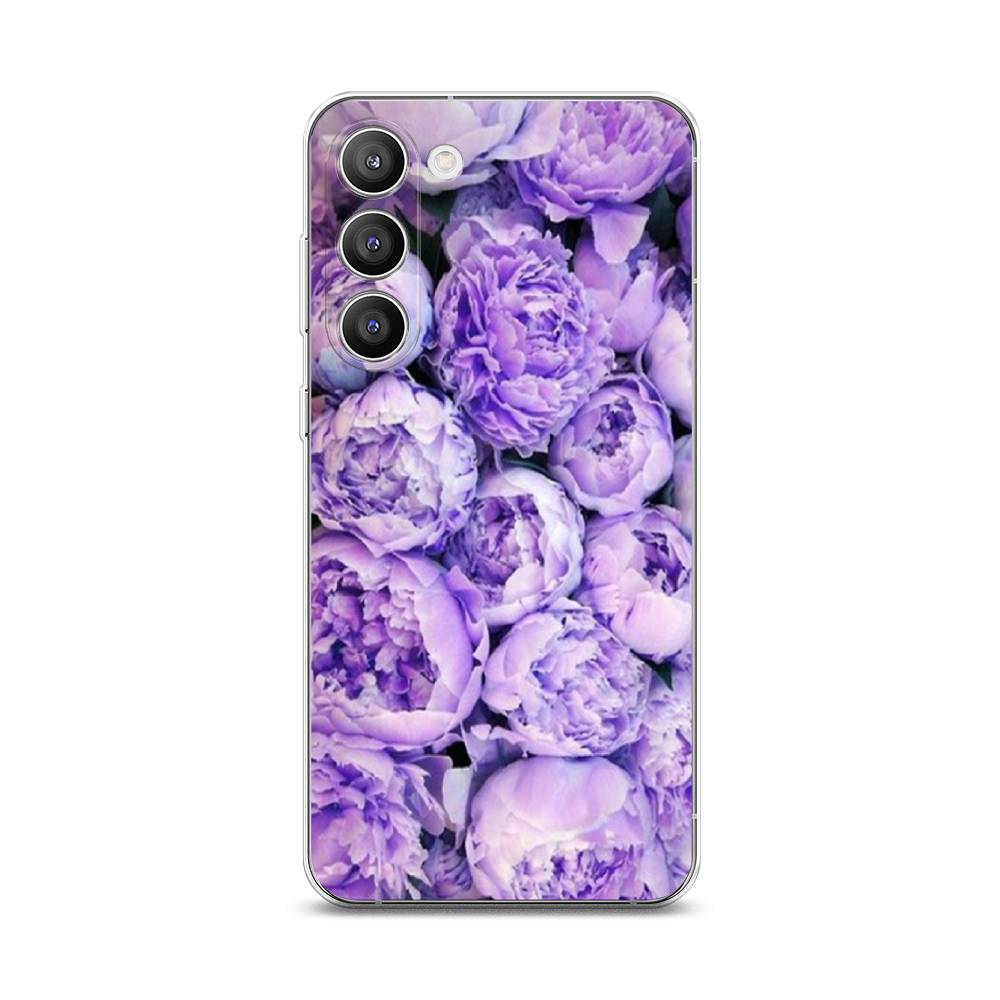 

Чехол Awog на Samsung Galaxy S23 Plus 5G "Пионы сиреневые", Фиолетовый;голубой, 2107450-8