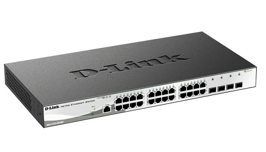 

Коммутатор D-Link DGS-1210-28X/ME/B1B черный, DGS-1210-28X/ME/B1B