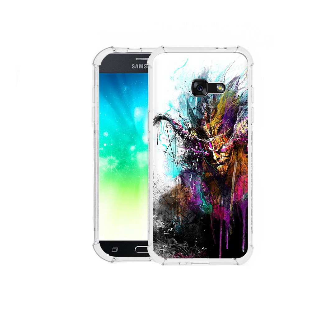 

Чехол MyPads Tocco для Samsung Galaxy A3 (2016) яркий дьявол, Прозрачный, Tocco