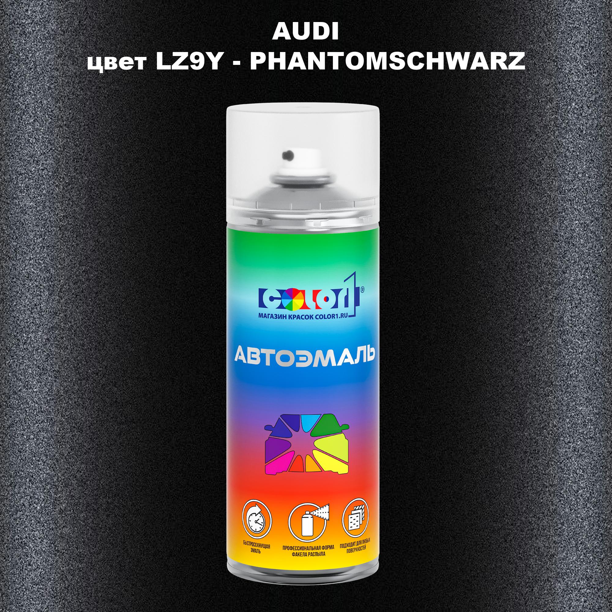 

Аэрозольная краска AUDI, цвет LZ9Y - PHANTOMSCHWARZ, Прозрачный