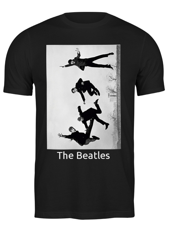 

Футболка мужская Printio The beatles черная L, Черный, The beatles