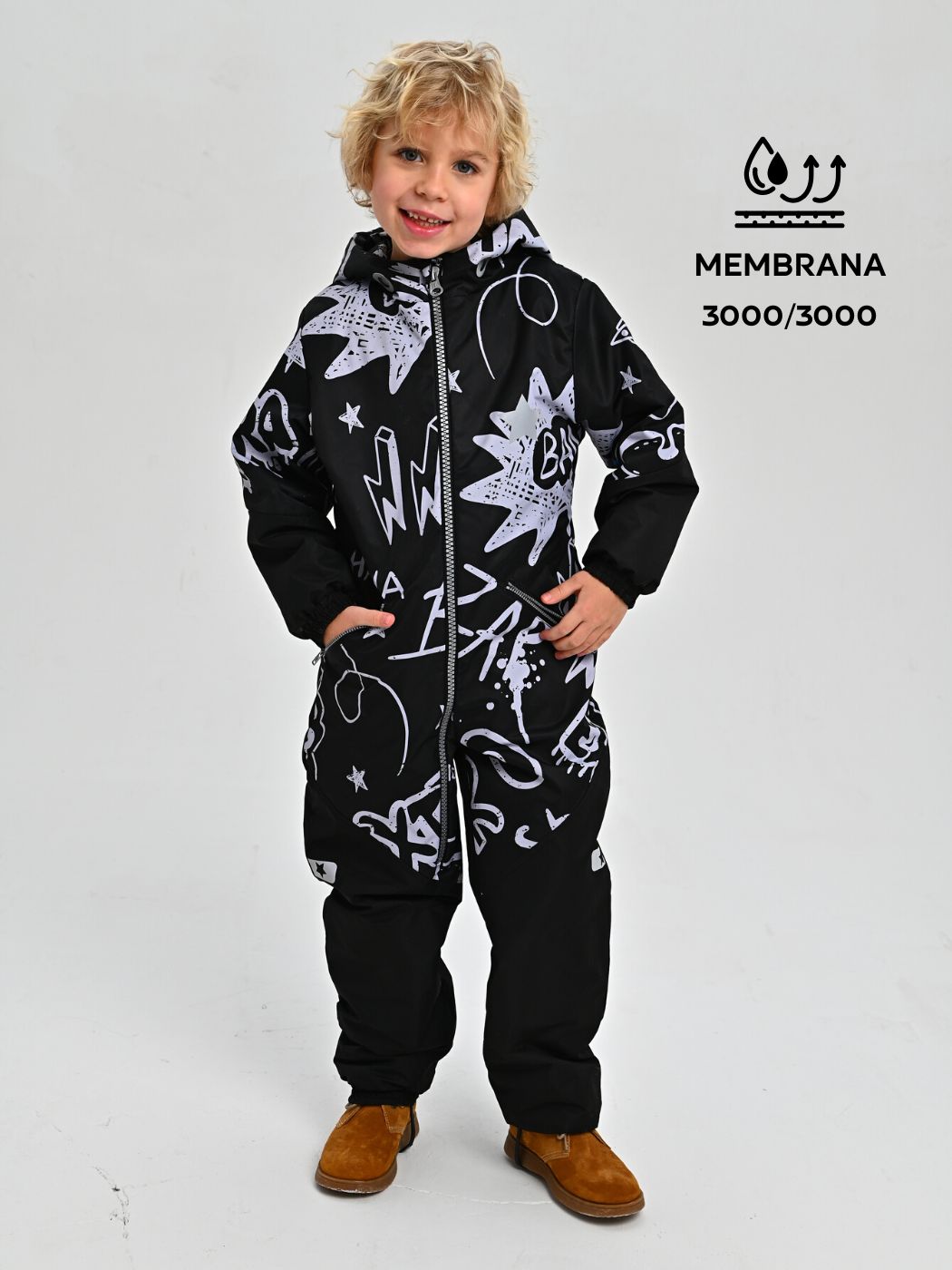 

Комбинезон детский Malek-Baby 238Ф, Экстра серый, 122, Разноцветный, 238Ф
