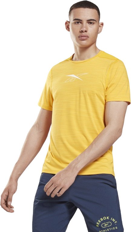 

Футболка мужская Reebok GS6684 желтая XL, Желтый, GS6684