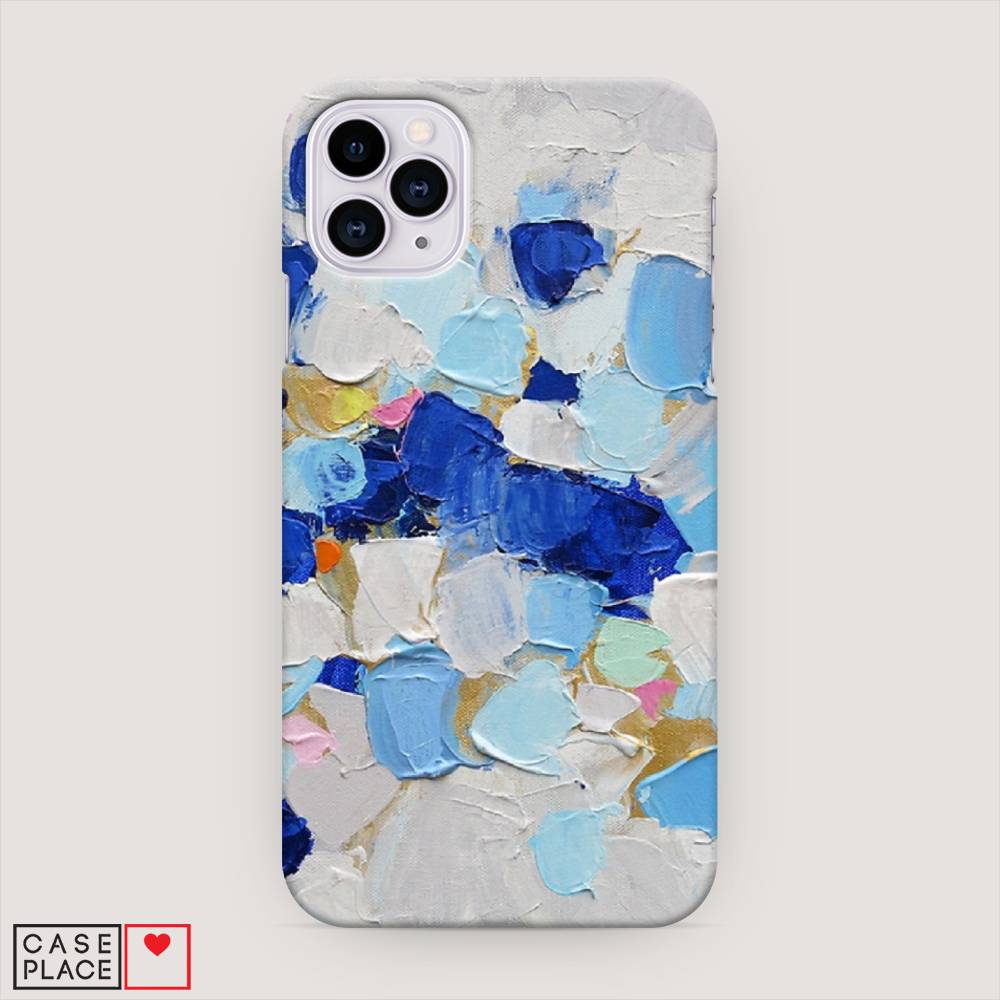 

Пластиковый чехол "Холст сине-белый" на Apple iPhone 11 Pro, 12320-7