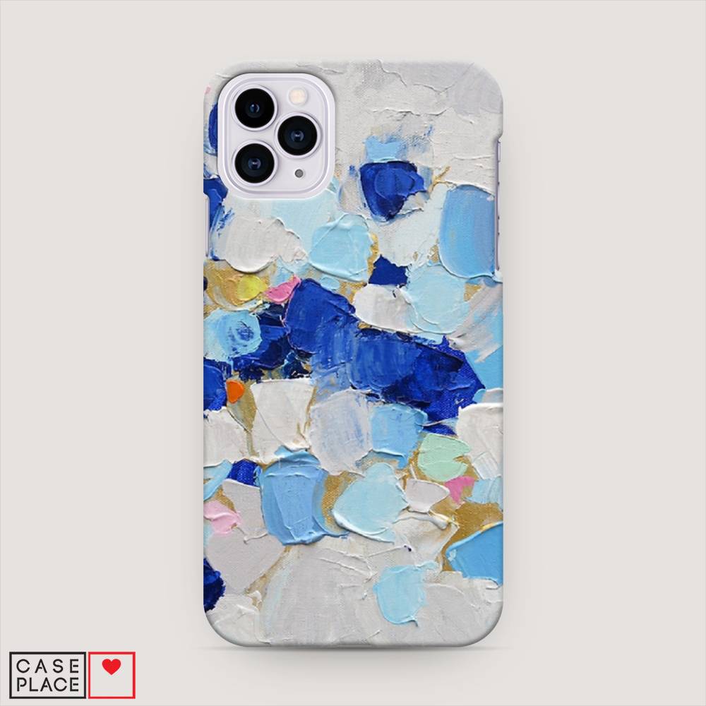 

Пластиковый чехол "Холст сине-белый" на Apple iPhone 11 Pro Max, 12220-7