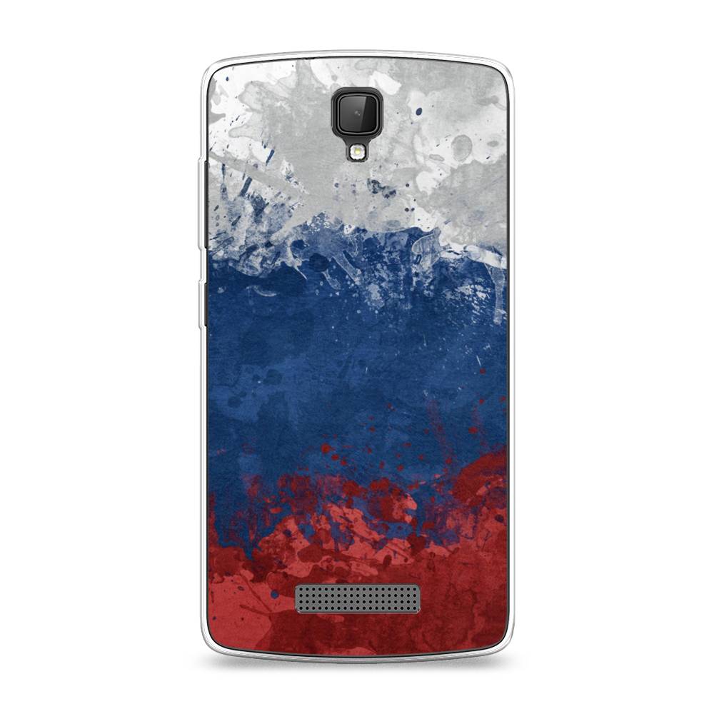 

Чехол Awog на ZTE Blade L5 (L5 Plus) / ЗТЕ Блэйд L5 (L5 Plus) "Флаг России неровный", 130350-5