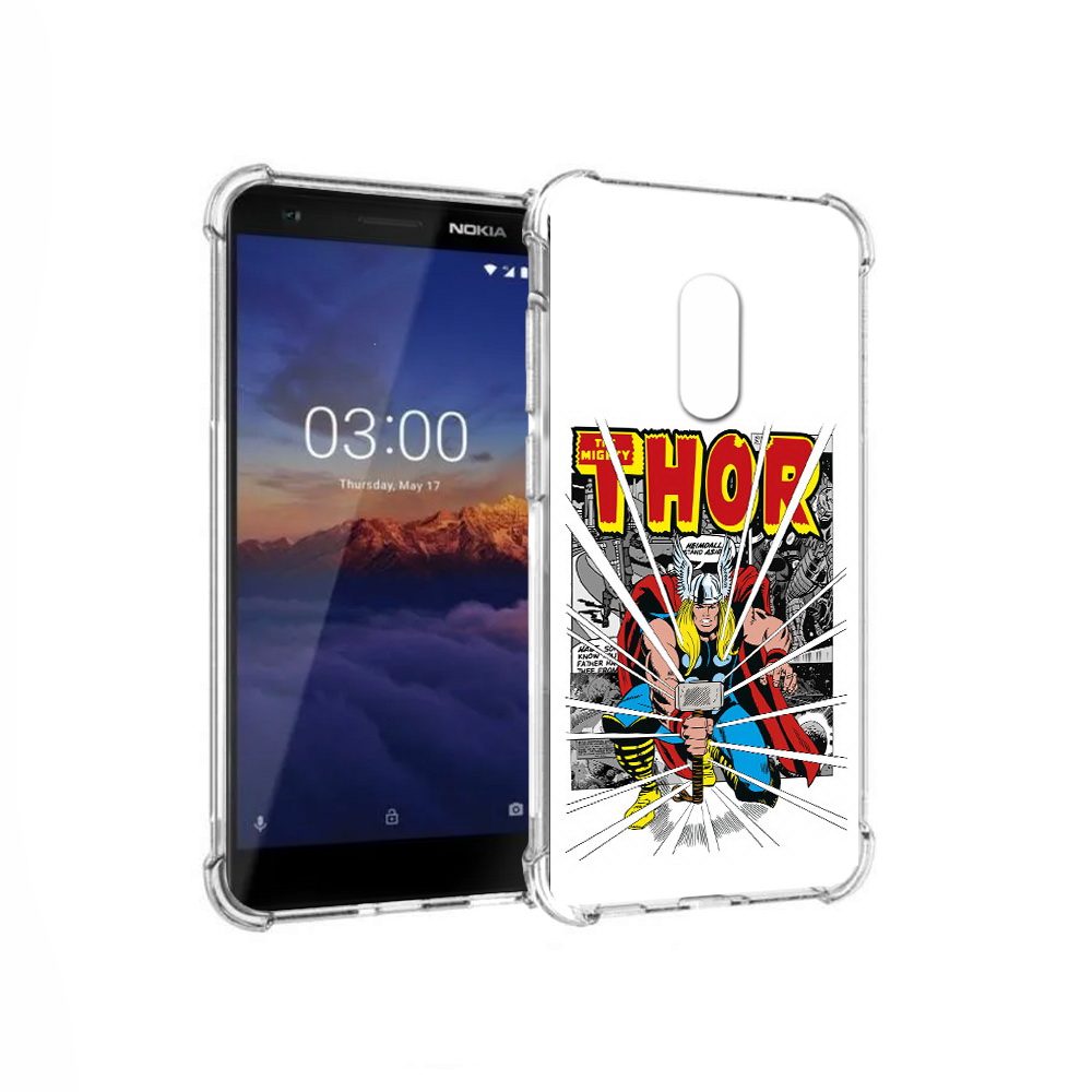 

Чехол MyPads Tocco для Nokia 3.1 тор рисунок (PT114125.119.647), Прозрачный, Tocco