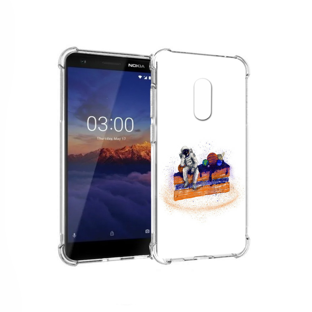 

Чехол MyPads Tocco для Nokia 3.1 торт с планетами (PT114125.119.648), Прозрачный, Tocco