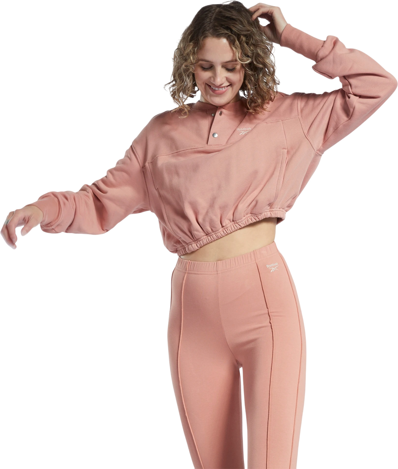 

Свитшот женский Reebok H49272 оранжевый S, H49272