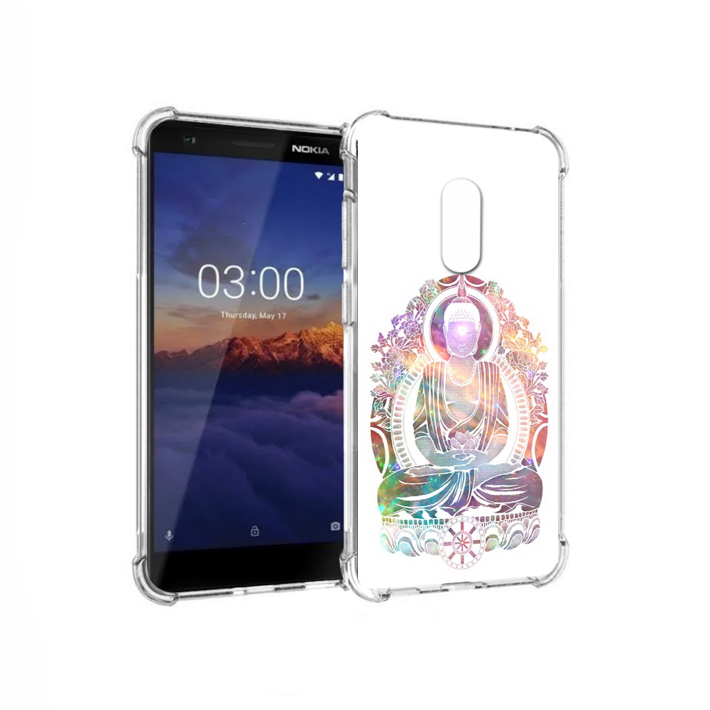 

Чехол MyPads Tocco для Nokia 3.1 умный мужчина абстракция (PT114125.119.651), Прозрачный, Tocco