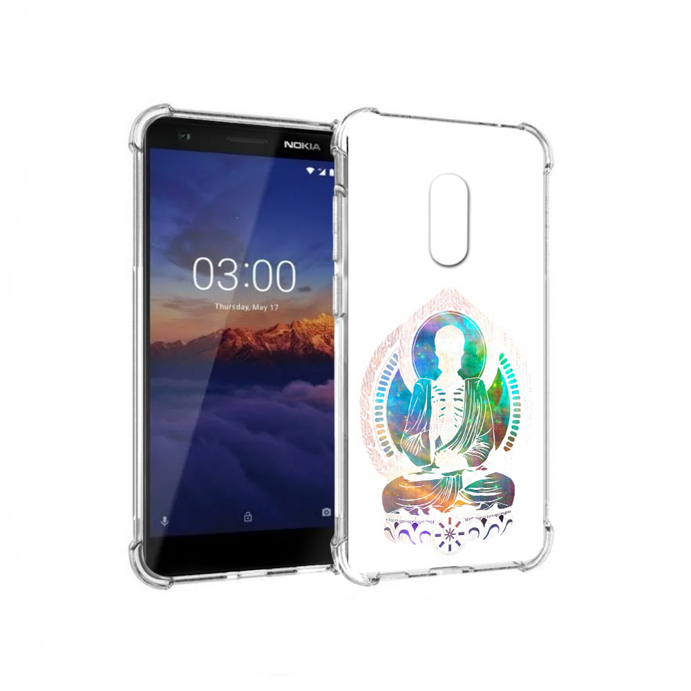 

Чехол MyPads Tocco для Nokia 3.1 умный скелет (PT114125.119.653), Прозрачный, Tocco