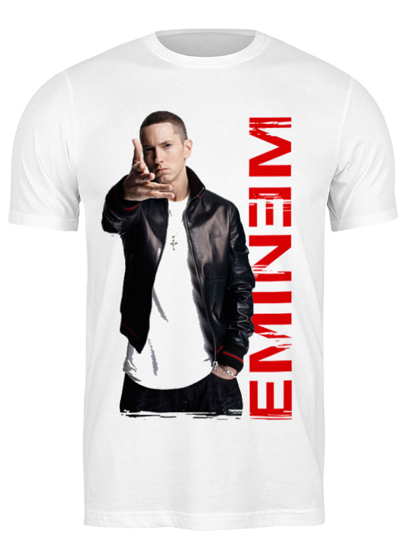 

Футболка мужская Printio Eminem белая L, Белый, Eminem
