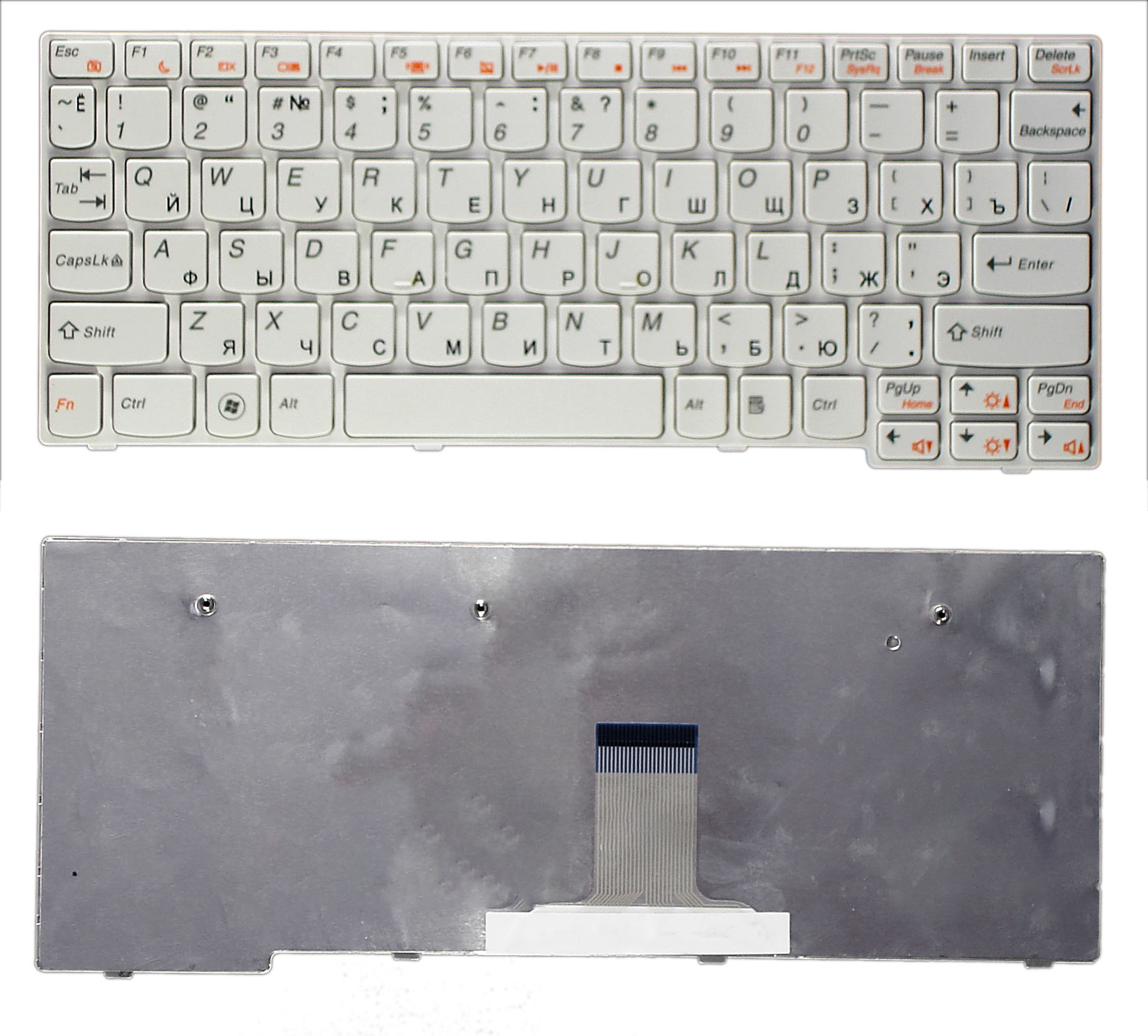 

Клавиатура для ноутбука Lenovo IdeaPad S10-3 S10-3s S100 S110 белая