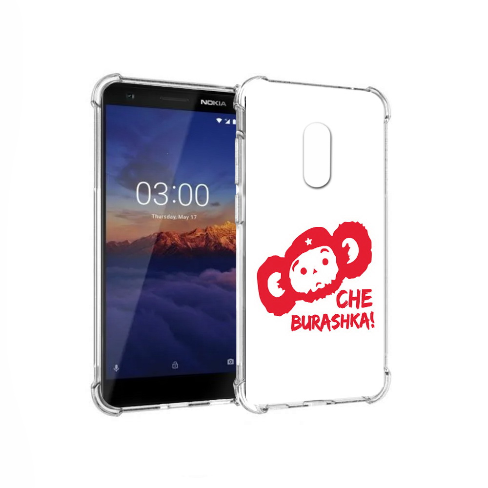 

Чехол MyPads Tocco для Nokia 3.1 чебурашка (PT114125.119.672), Прозрачный, Tocco