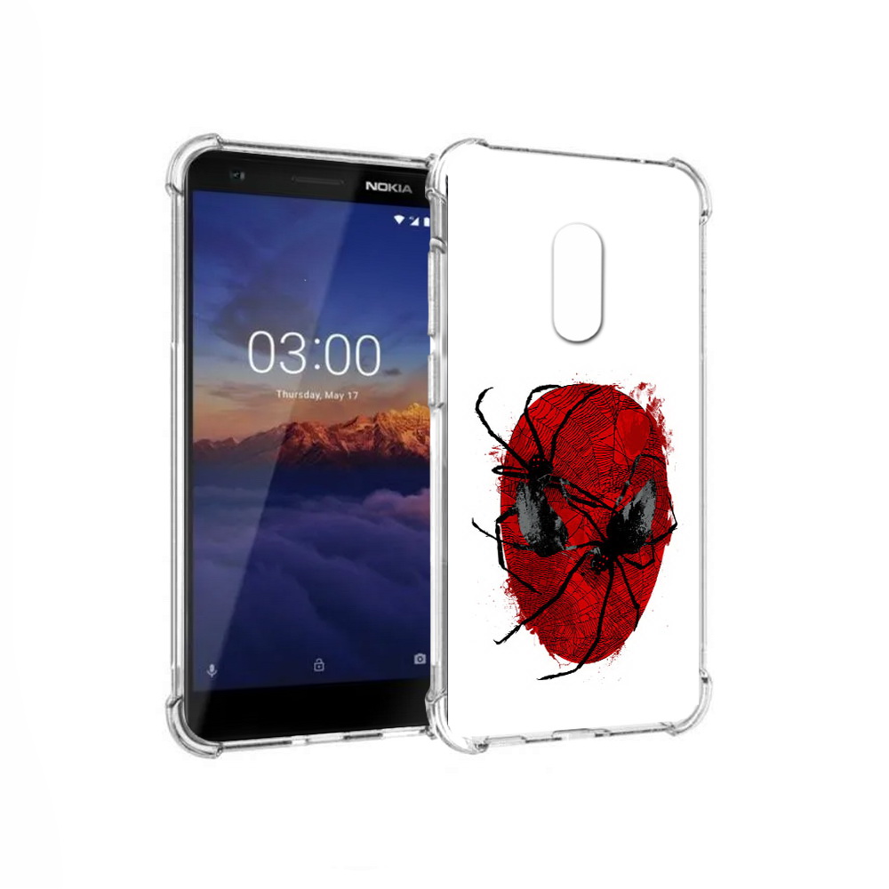 

Чехол MyPads Tocco для Nokia 3.1 человек паук (PT114125.119.673), Прозрачный, Tocco