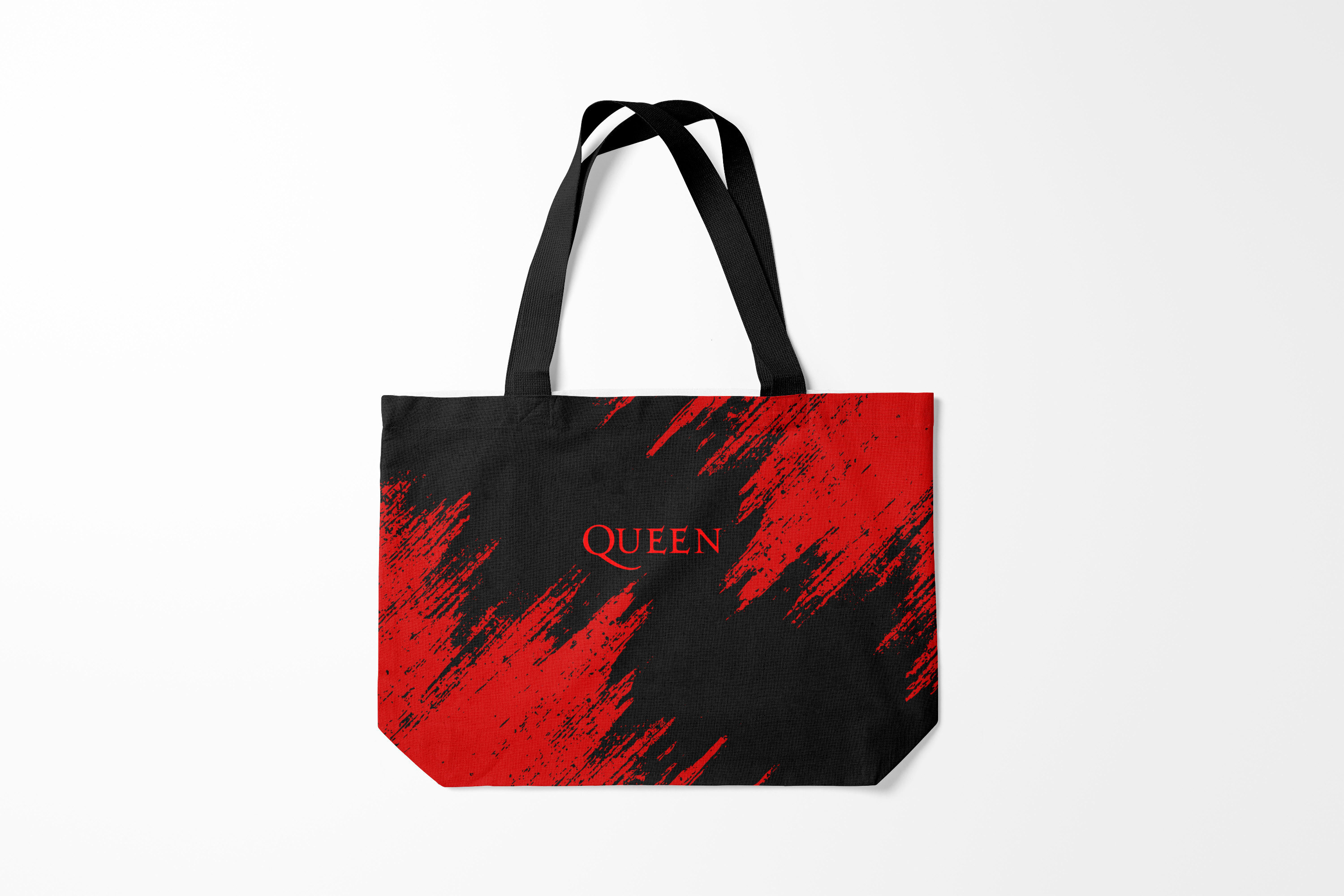 

Сумка шoппер унисекс Burnettie Queen QUEEN., черный; красный, Queen QUEEN.