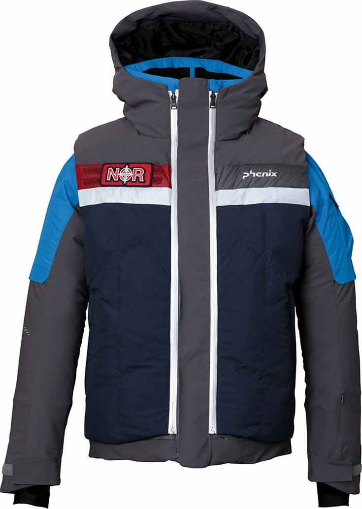 Горнолыжная куртка мужская Phenix De Lorean 3way Jacket 23/24, синий, EUR 46