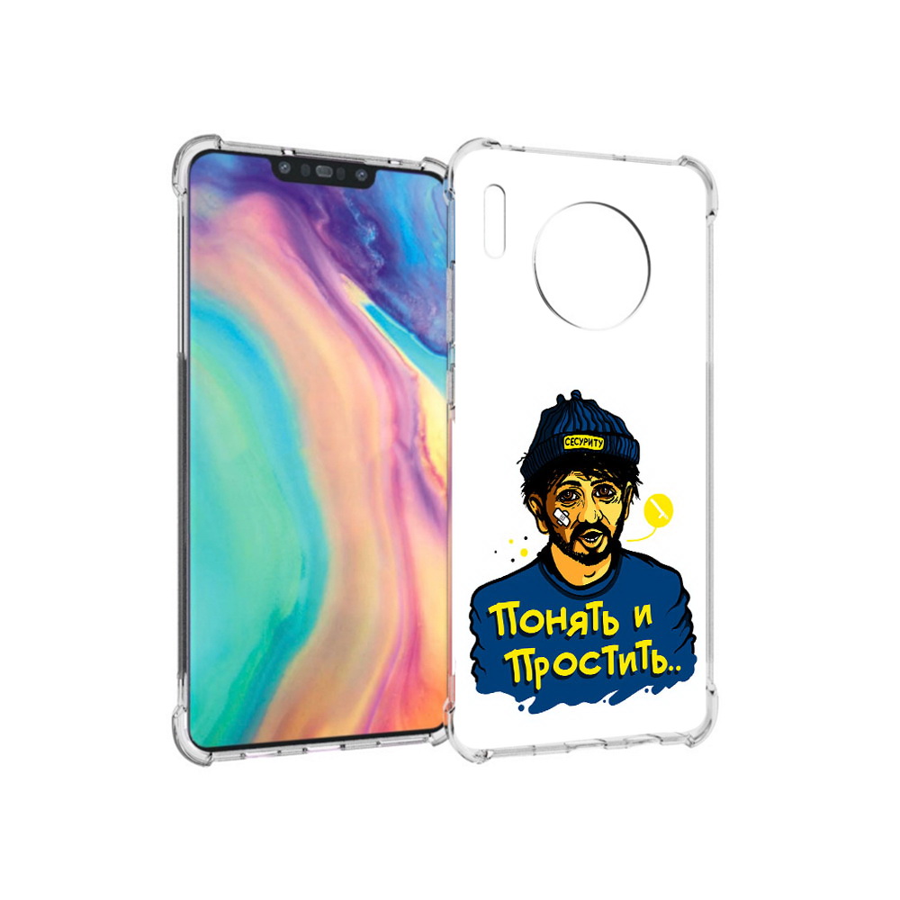 

Чехол MyPads Tocco для Huawei Mate 30 понять и простить, Прозрачный, Tocco