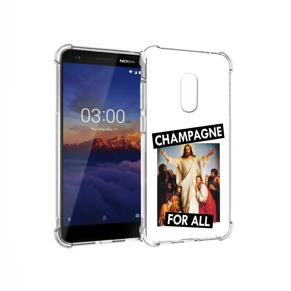 

Чехол MyPads Tocco для Nokia 3.1 шампанское (PT114125.119.697), Прозрачный, Tocco