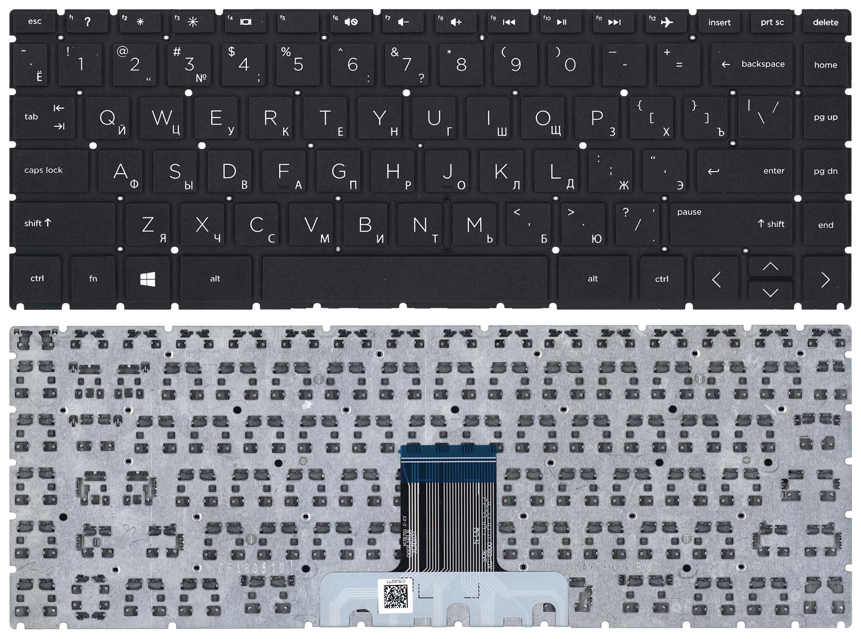 

Клавиатура OEM для ноутбука HP Pavilion x360 14-cd0000