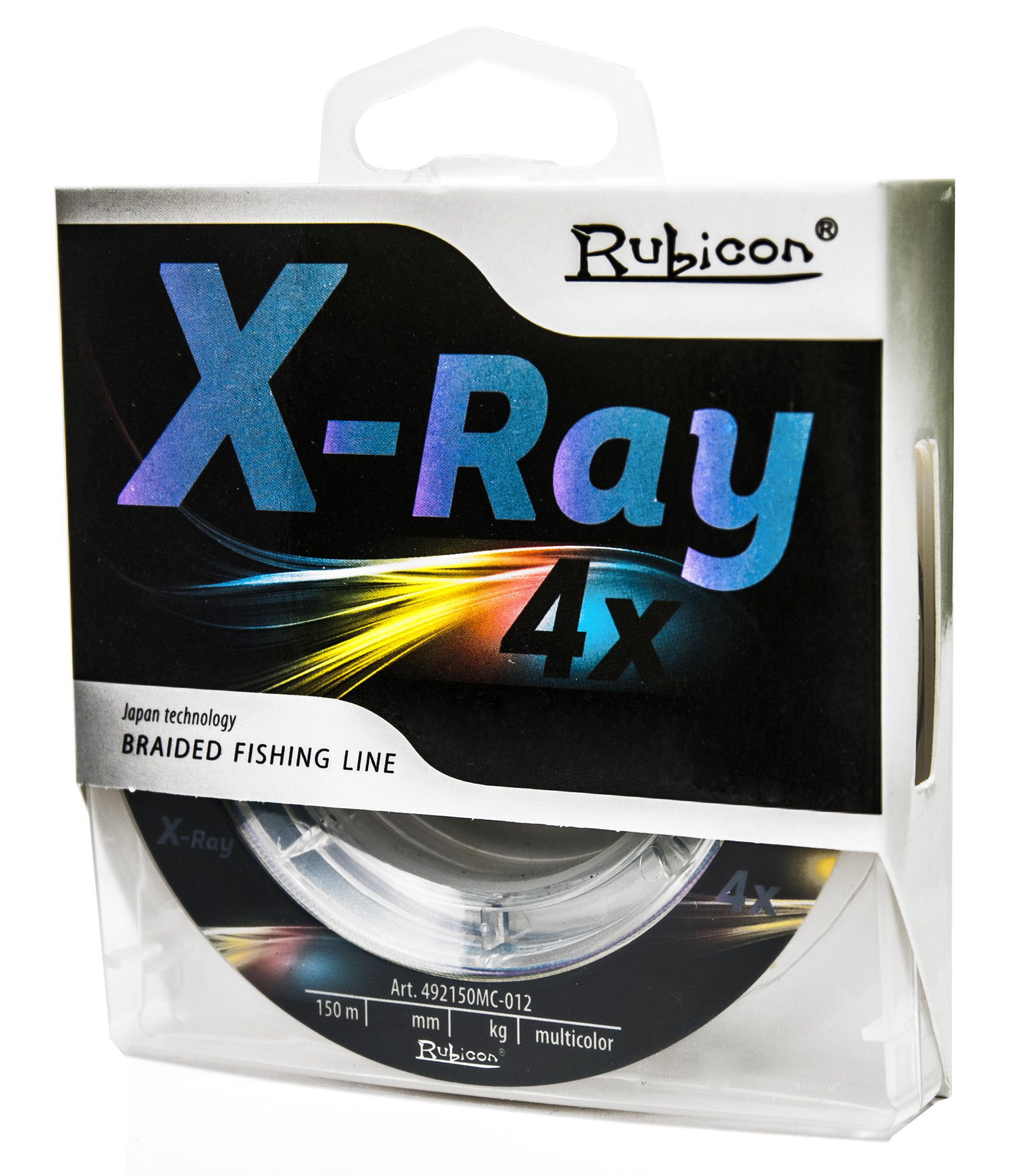 Леска плетеная RUBICON X-Ray 4x 150m multicolor, 0,14 mm