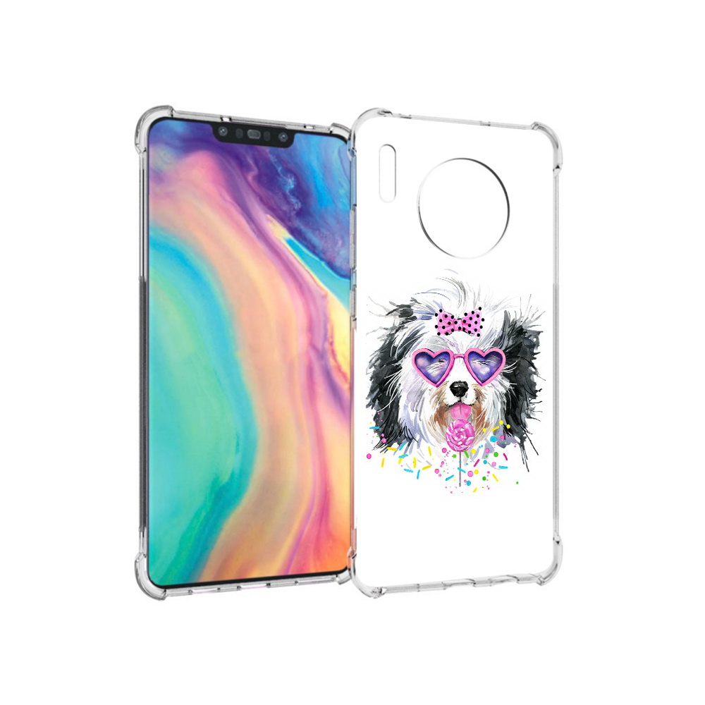 

Чехол MyPads Tocco для Huawei Mate 30 пушистик, Прозрачный, Tocco