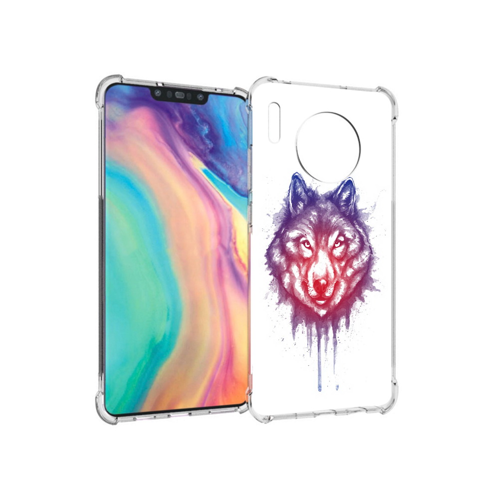 

Чехол MyPads Tocco для Huawei Mate 30 пушистый волк, Прозрачный, Tocco