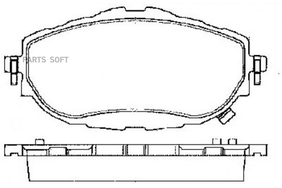 

Тормозные колодки SB Nagamochi BP21001