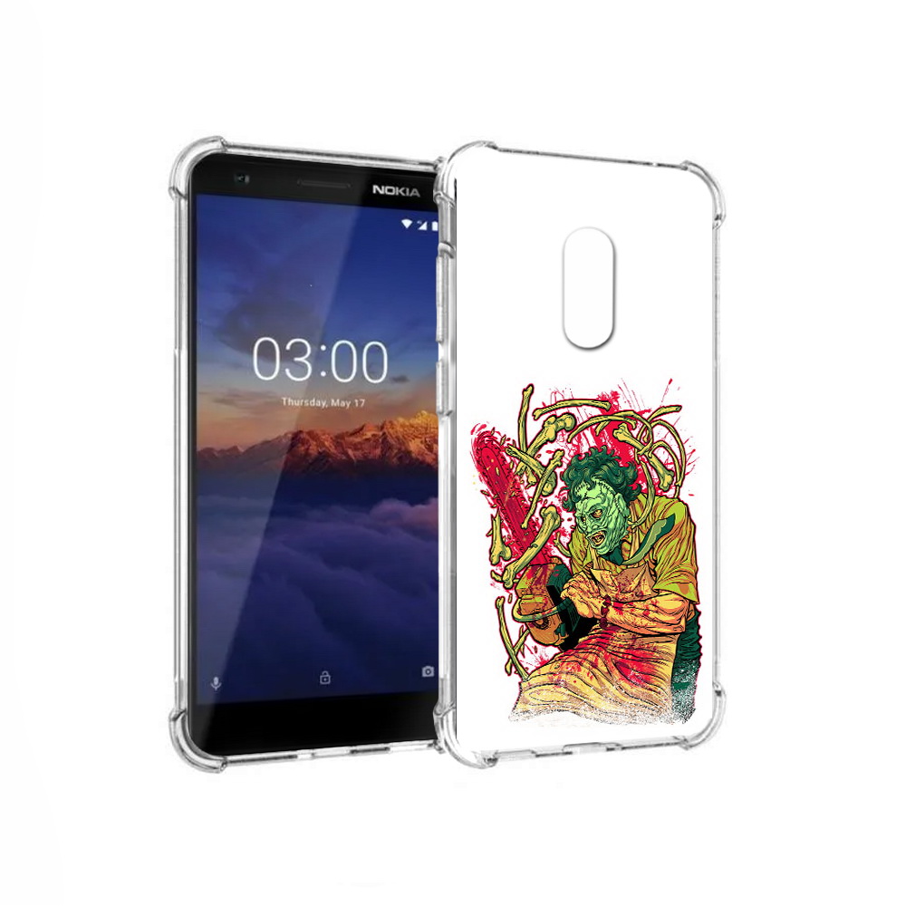 

Чехол MyPads Tocco для Nokia 3.1 яркий мясник (PT114125.119.711), Прозрачный, Tocco