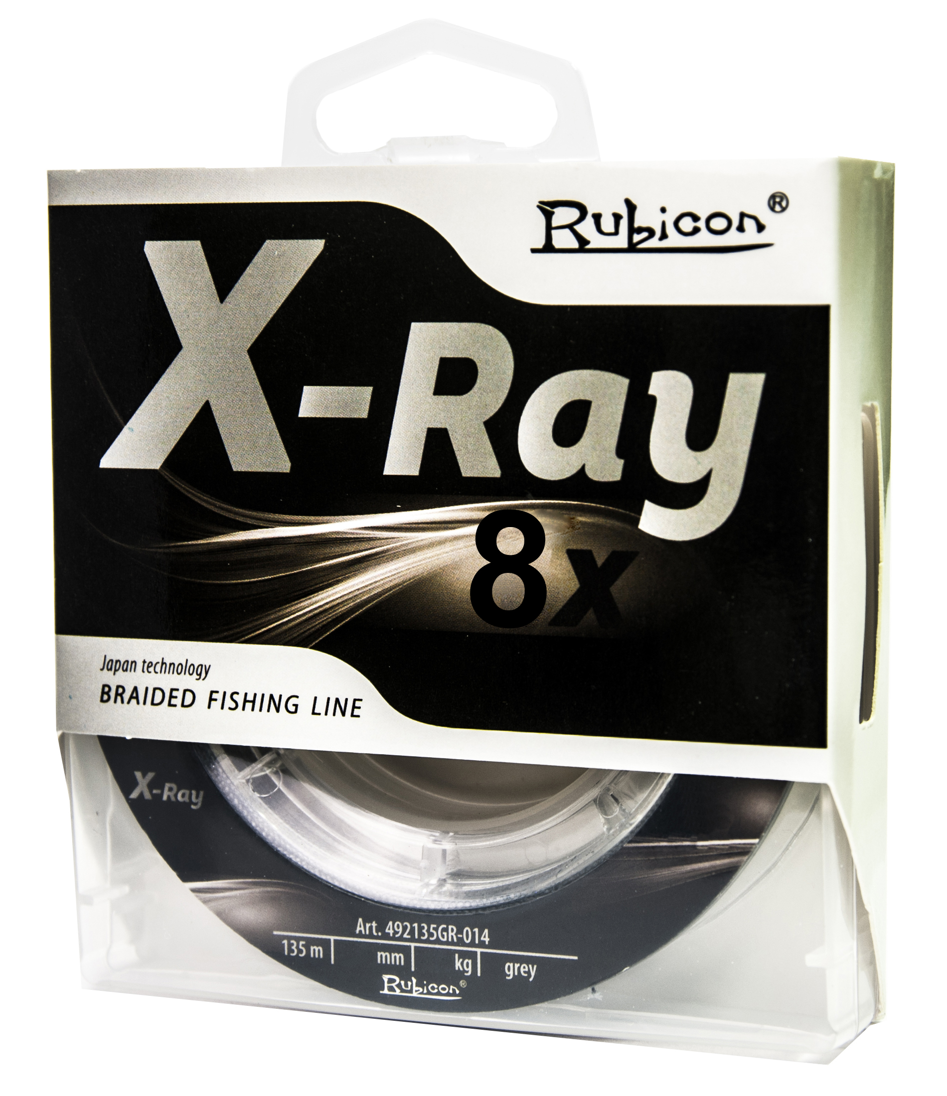 

Леска плетеная RUBICON X-Ray 8x 135m grey, 0,08 mm, Серый, X-Ray 8x