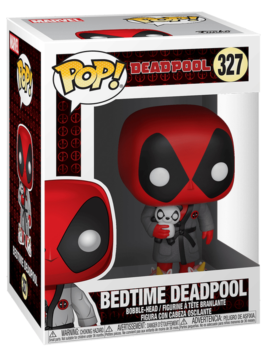 Фигурка Funko POP! Дэдпул в халате Марвел Deadpool Marvel №327 головотряс 10 см 600022840918