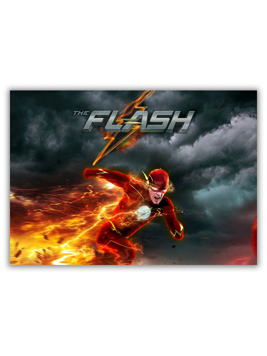 фото Магнит на холодильник drabs большой - a4, the flash