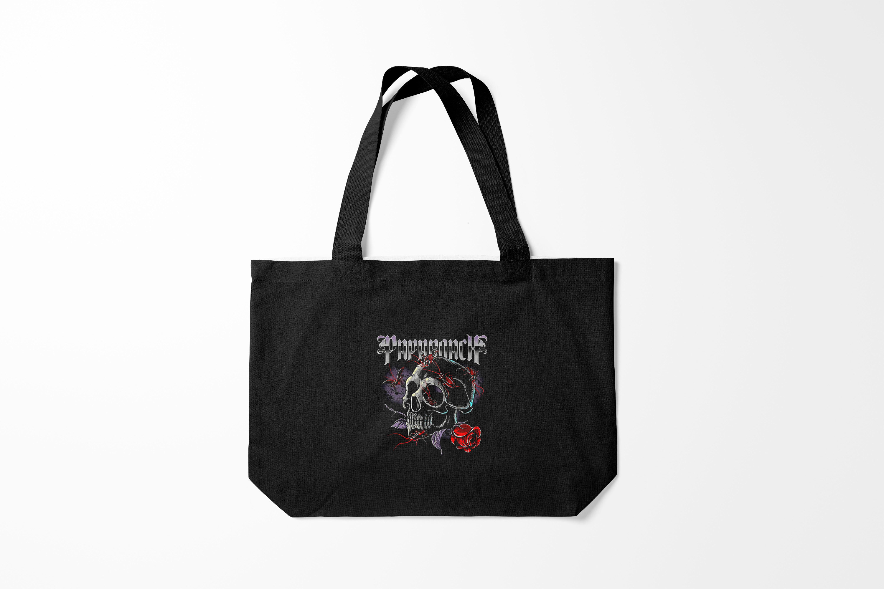 

Сумка шoппер унисекс Burnettie Papa Roach Rose, черный, Papa Roach Rose