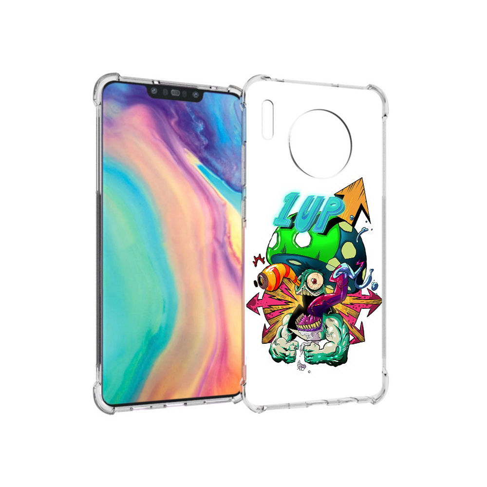 

Чехол MyPads Tocco для Huawei Mate 30 сильный гриб абстракция, Прозрачный, Tocco