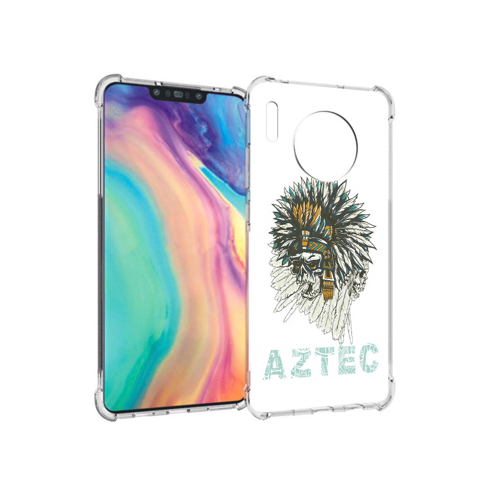 

Чехол MyPads Tocco для Huawei Mate 30 скелет индеец, Прозрачный, Tocco
