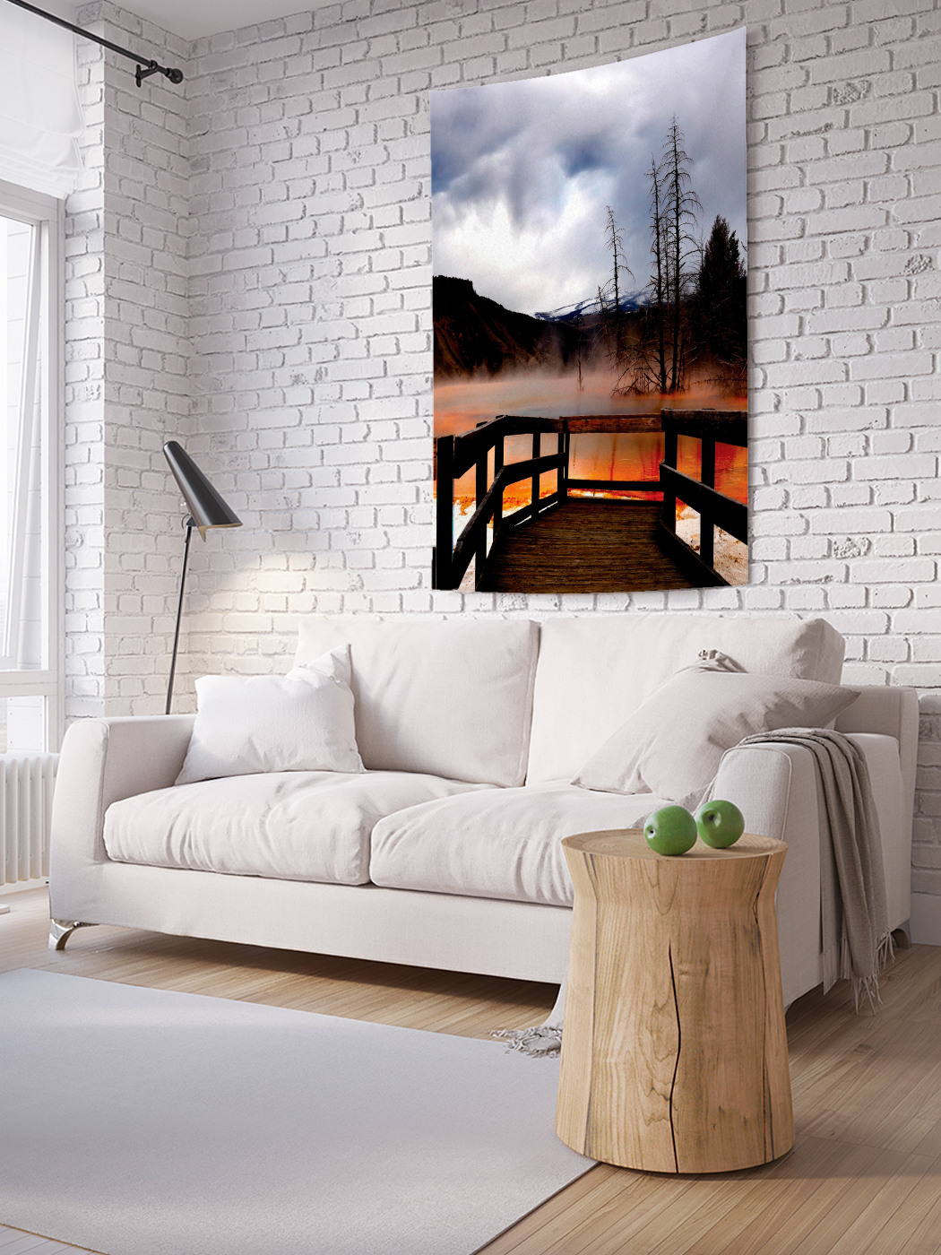 

Вертикальное фотопанно на стену JoyArty Наблюдение за озером 150x200 см, Наблюдение за озером
