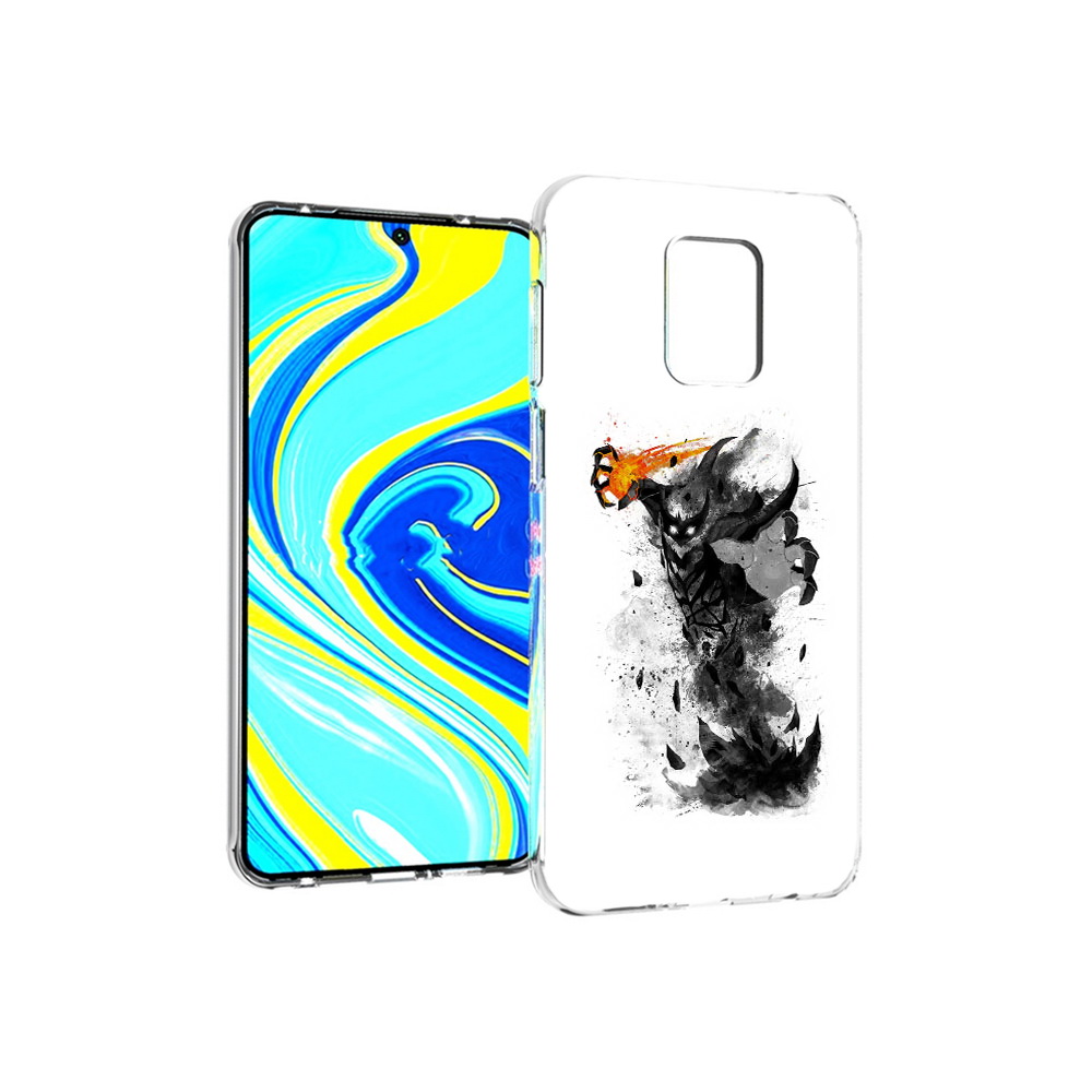 Чехол MyPads Tocco для Xiaomi Redmi Note 9 Pro nevermore черно белый (PT146368.268.21)