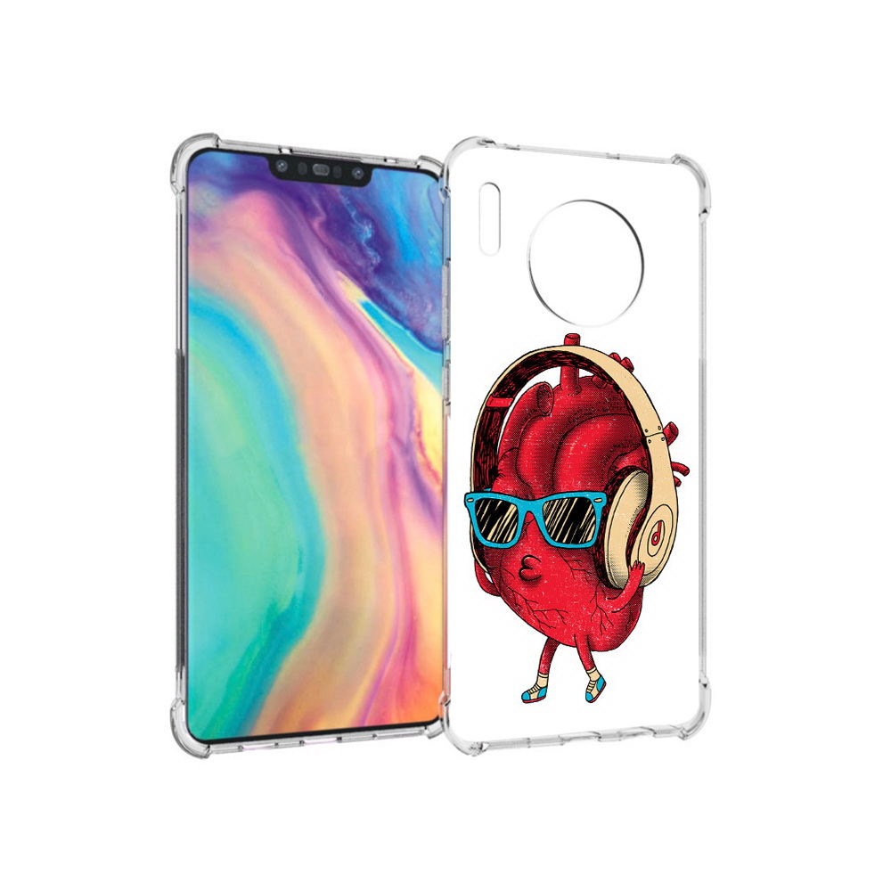 

Чехол MyPads Tocco для Huawei Mate 30 слушай сердце, Прозрачный, Tocco