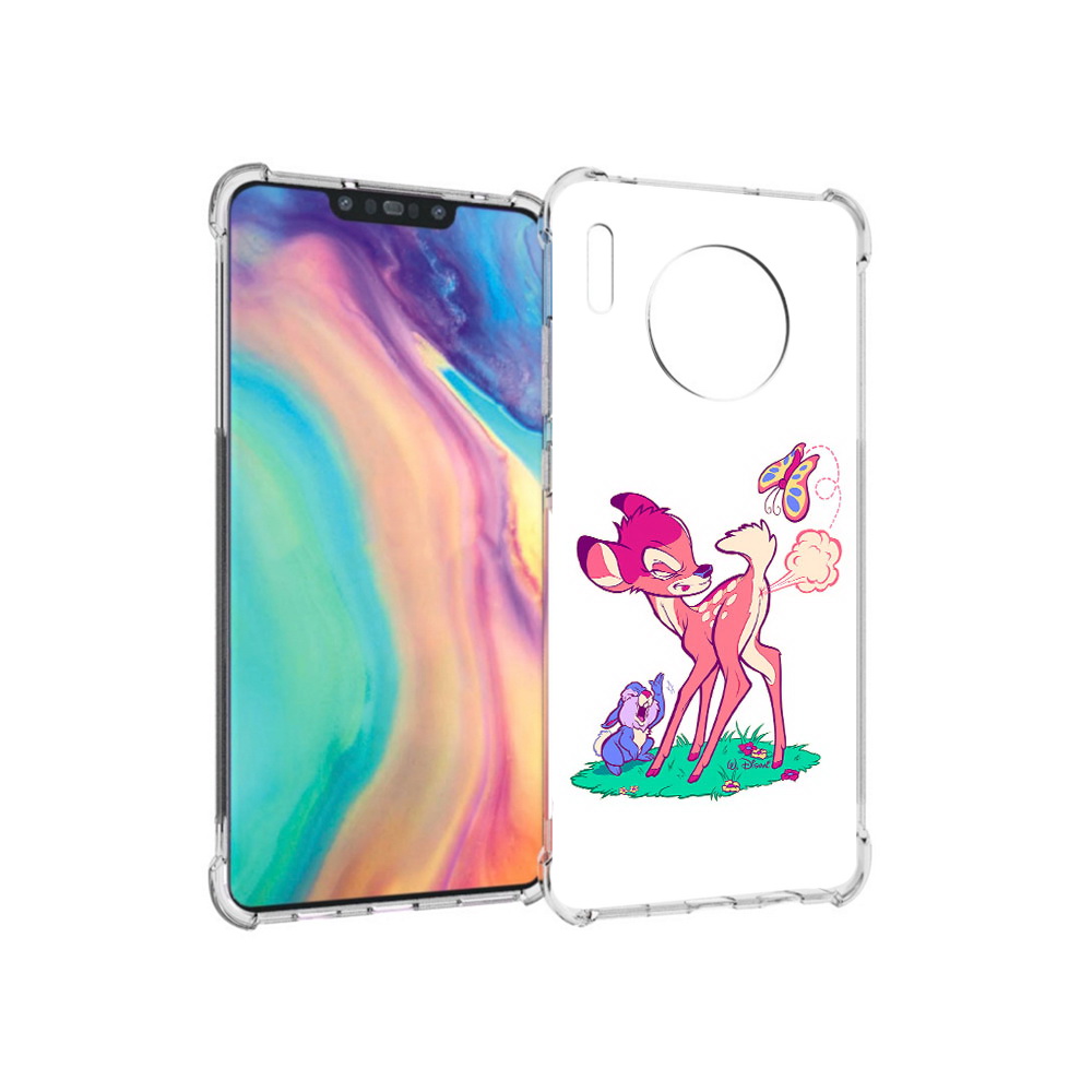 

Чехол MyPads Tocco для Huawei Mate 30 смешной олененок, Прозрачный, Tocco