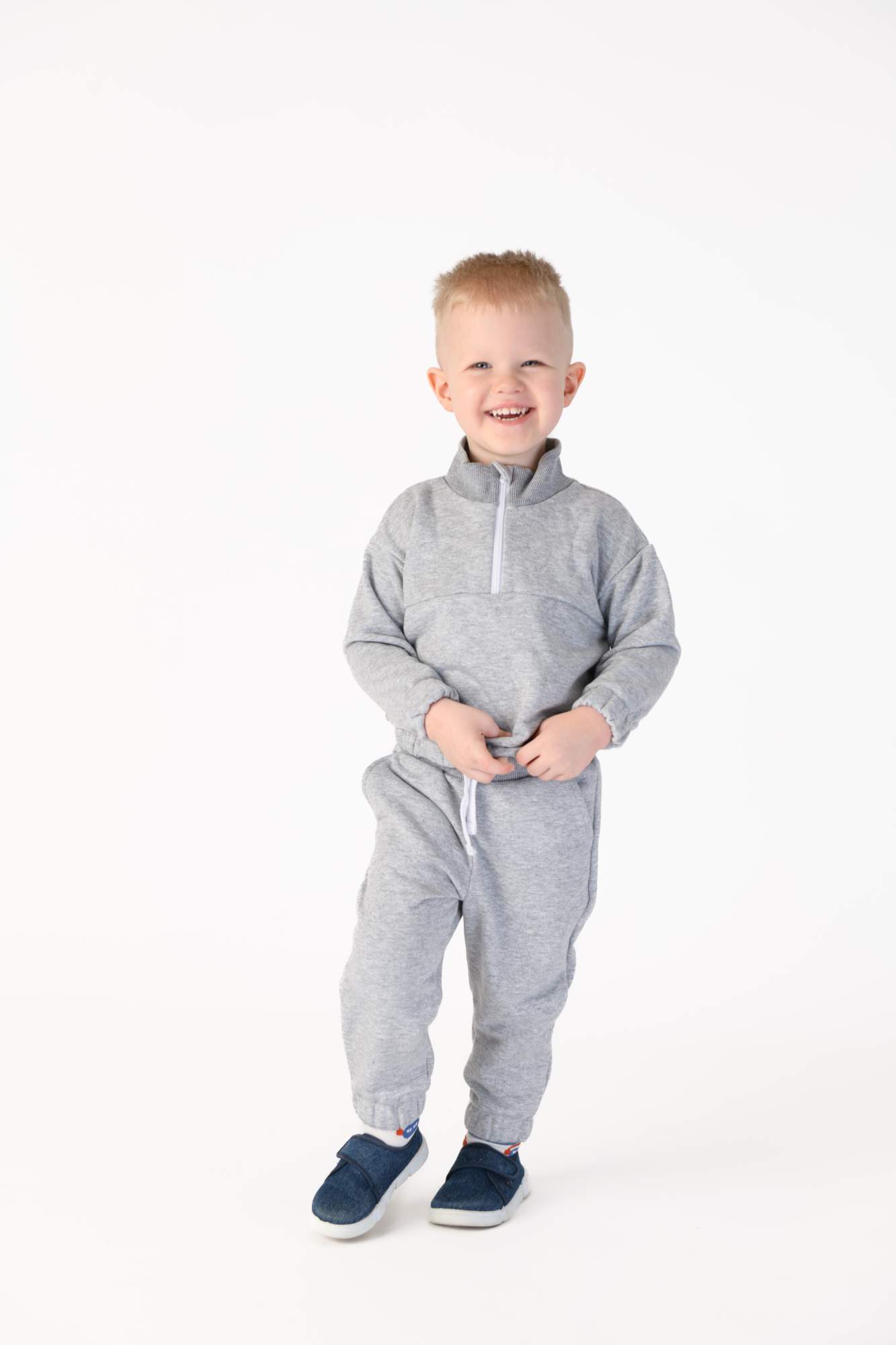 Спортивный костюм детский KIDDY CHIС, kc02-mlg, серый, 92