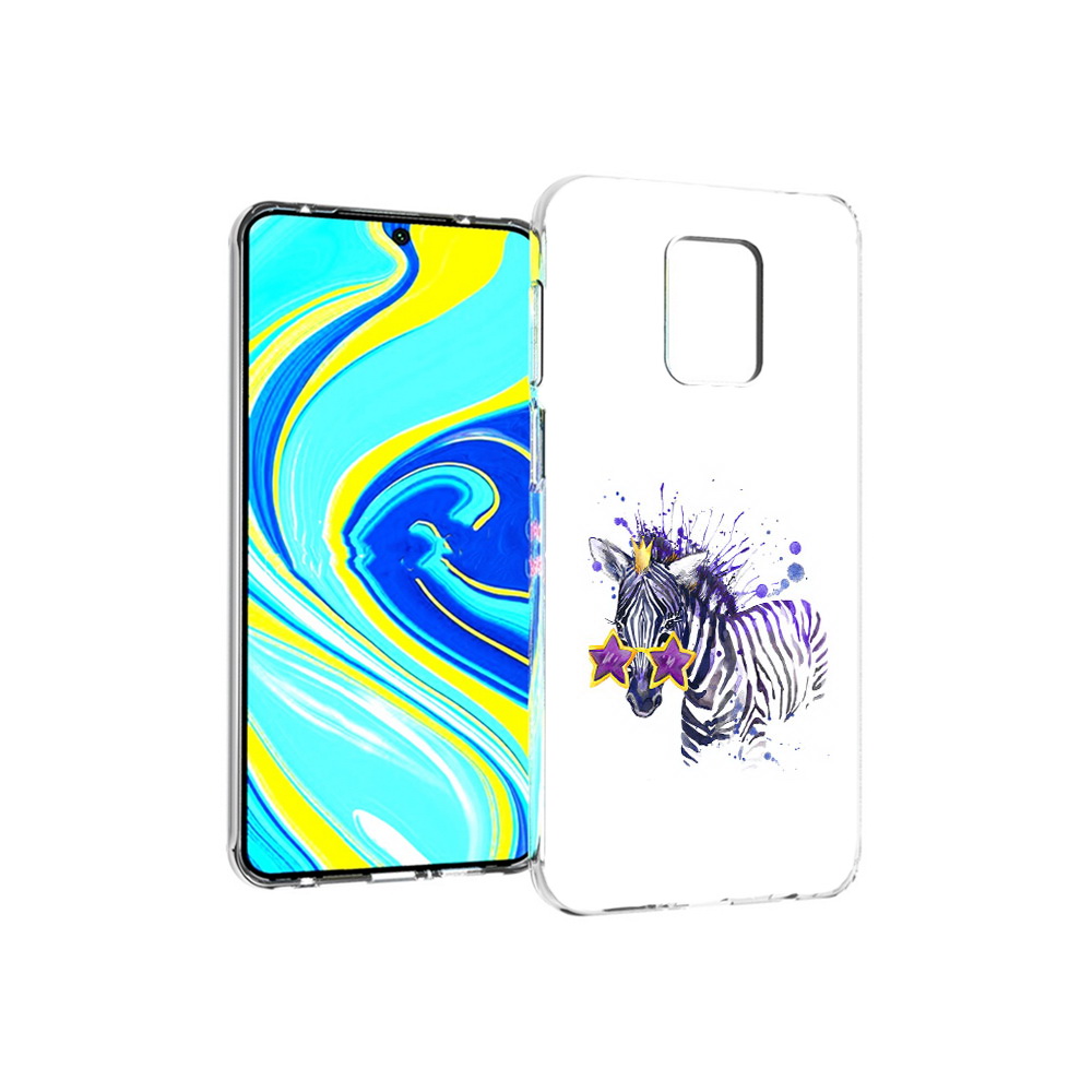 Чехол MyPads Tocco для Xiaomi Redmi Note 9 Pro акварельная зебра (PT146368.268.215)