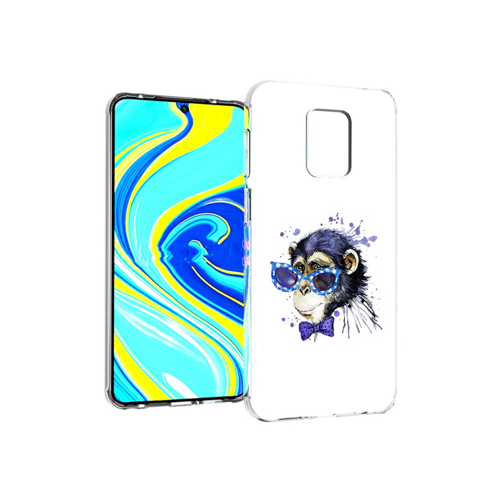 Чехол MyPads Tocco для Xiaomi Redmi Note 9 Pro акварельная обезьяна (PT146368.268.216)