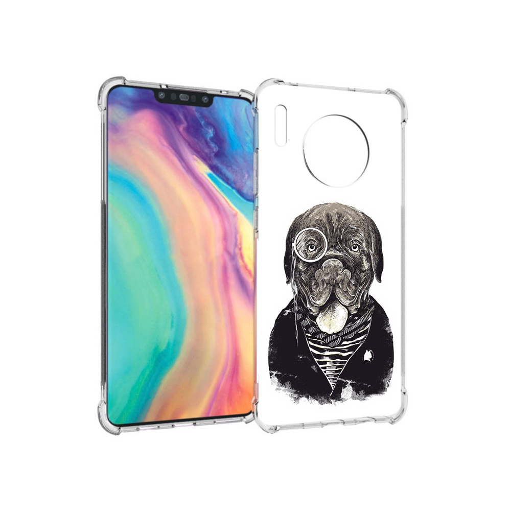 

Чехол MyPads Tocco для Huawei Mate 30 солидный песик, Прозрачный, Tocco