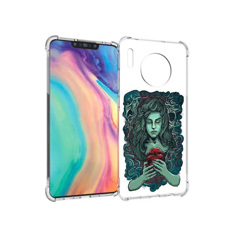 

Чехол MyPads Tocco для Huawei Mate 30 спящая девушка, Прозрачный, Tocco