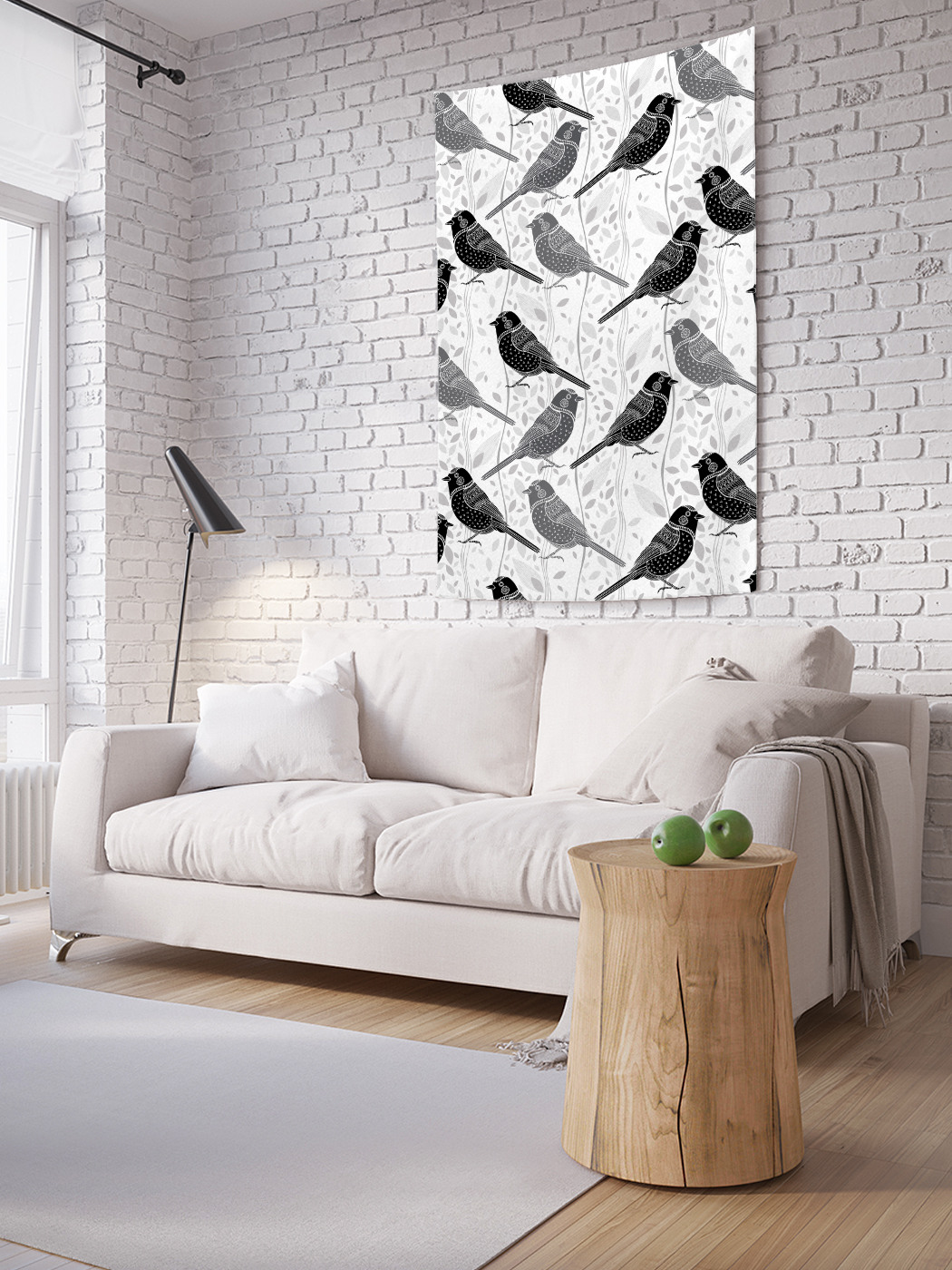 

Вертикальное фотопанно на стену JoyArty Воробьиный марш 150x200 см, Воробьиный марш