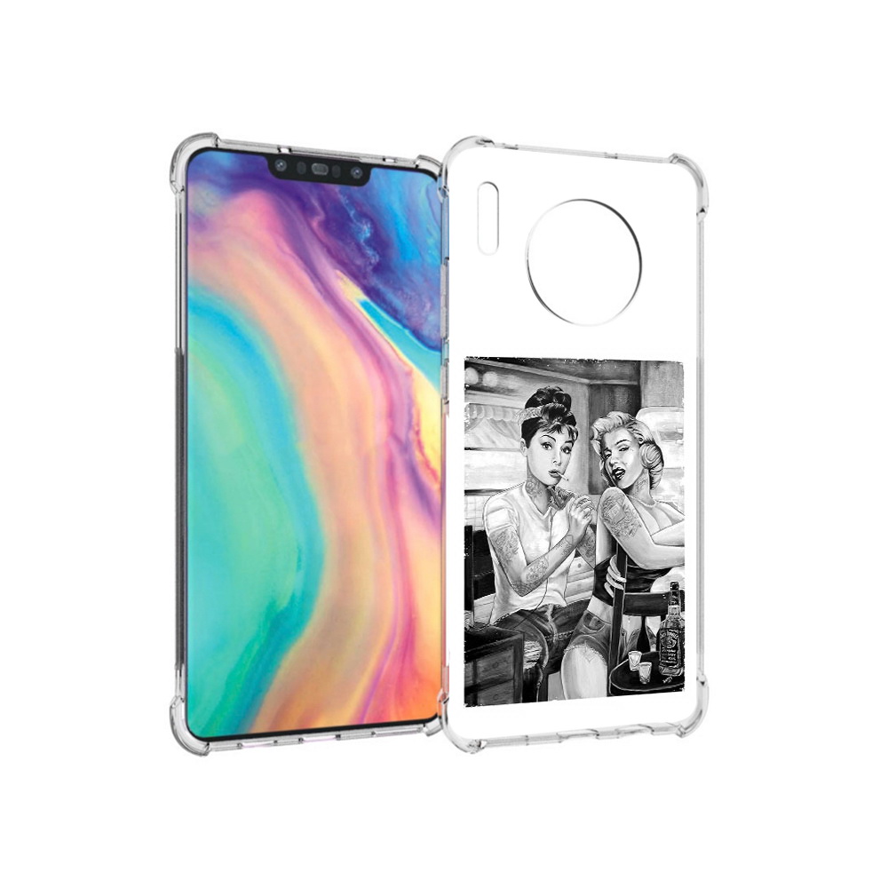 

Чехол MyPads Tocco для Huawei Mate 30 тату мастер, Прозрачный, Tocco